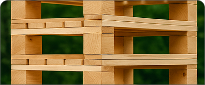Premium wooden pallet uae supplier ecostack